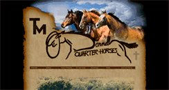 Desktop Screenshot of odonnellquarterhorses.com